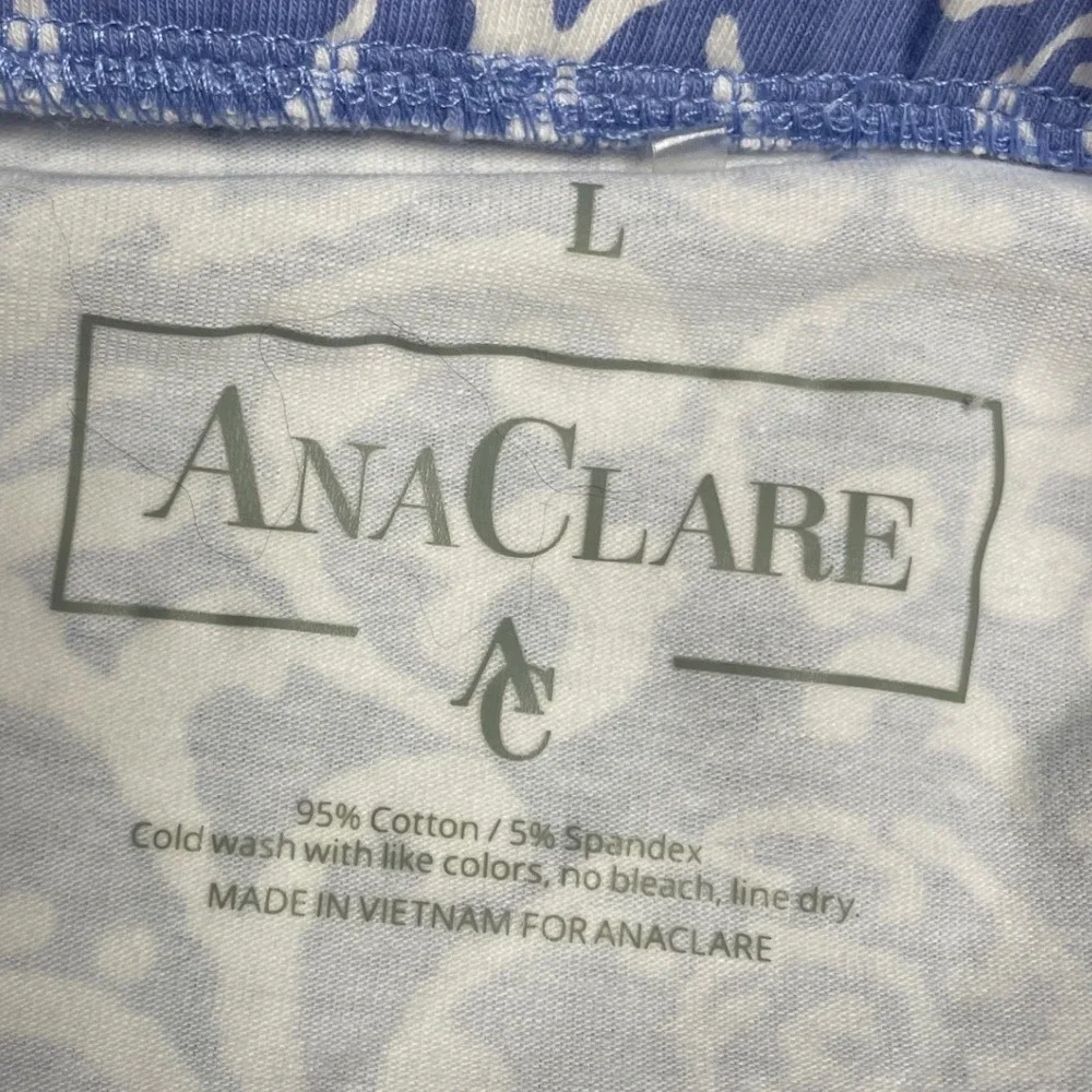 AnaClare Mickey Filly Pleated Paisley Demask Skort Women's Large
